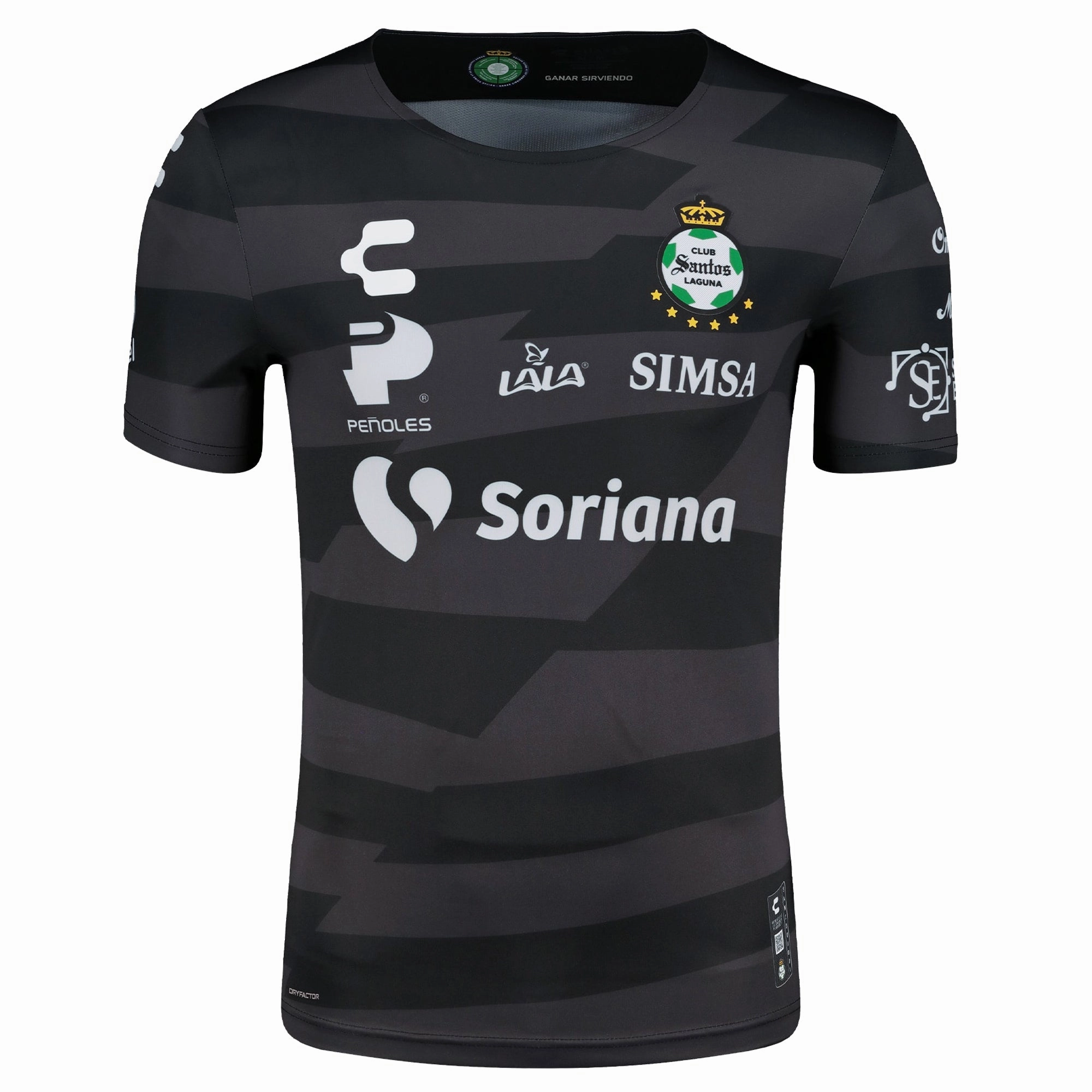 Athletic Collar Style Charly Santos Goalkeeper Jersey 24/25 (Black)