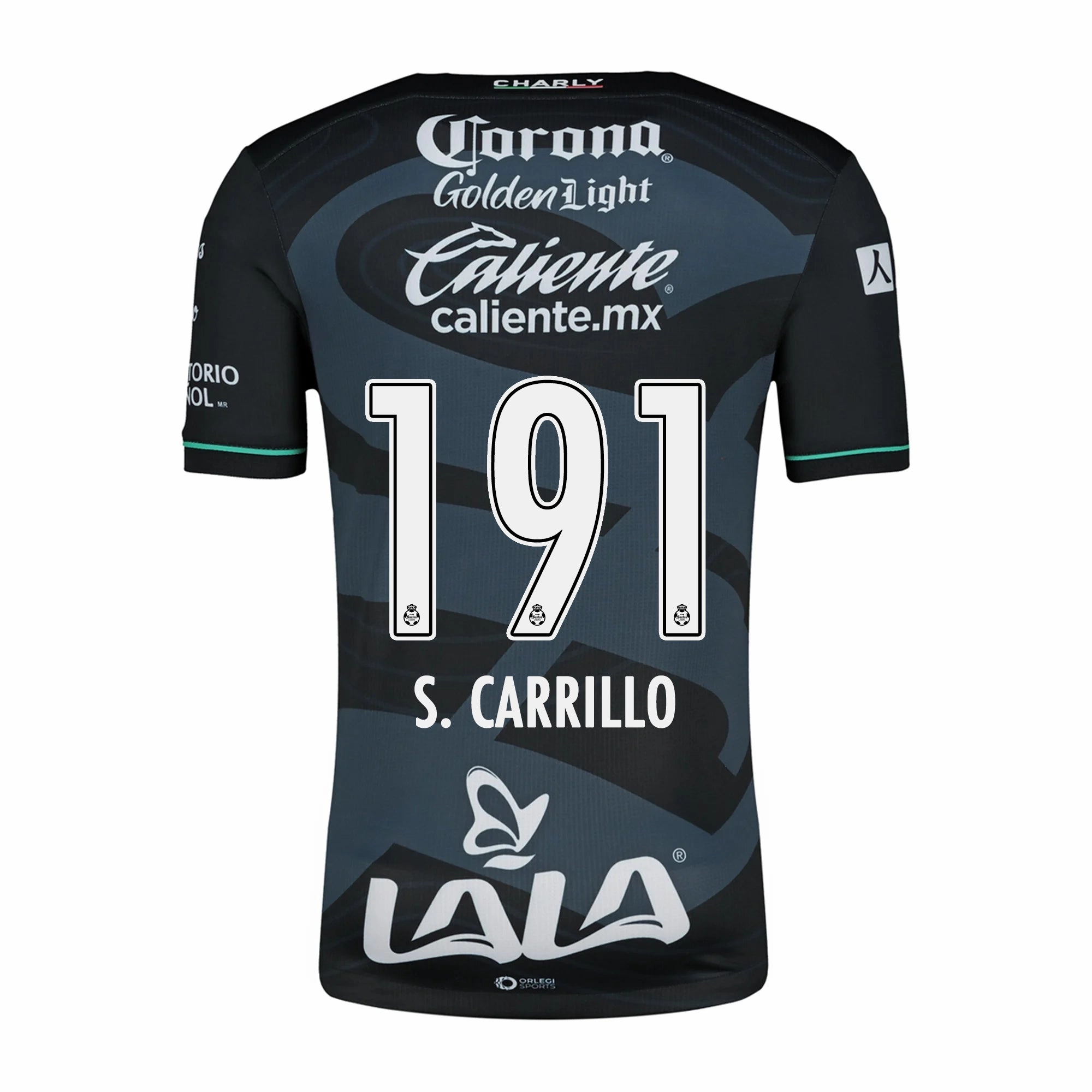 Charly Stephano Carrillo Santos Third Jersey 24/25 (Black/Grey) Performance Layer