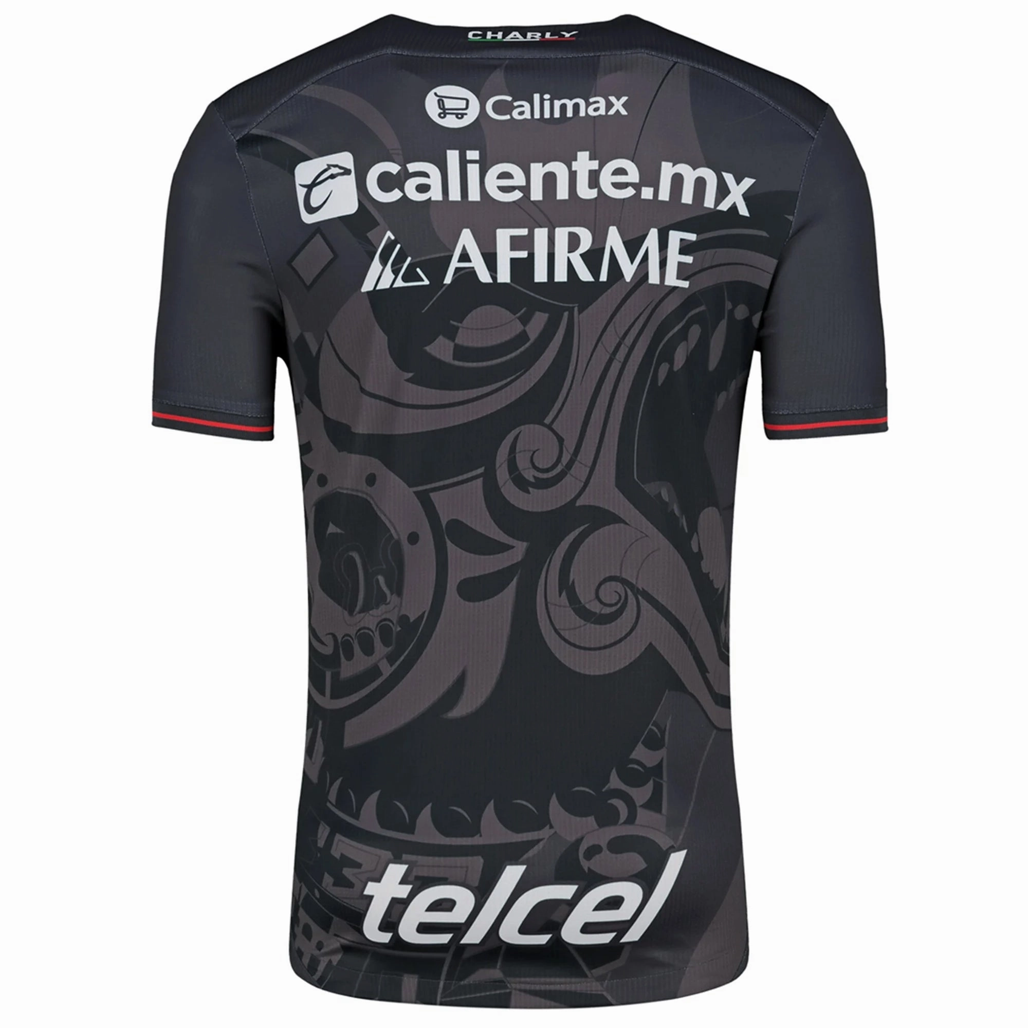 Enhanced Durability Reinforcement Air Flow Charly Xolos de Tijuana Third Jersey 24/25 (Black/Red)