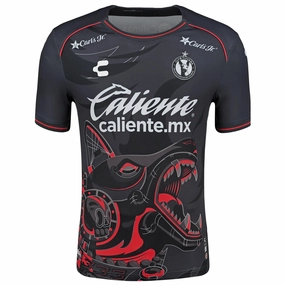 Charly Xolos de Tijuana Third Jersey 24/25 (Black/Red) Bold Form Oversized Silhouette