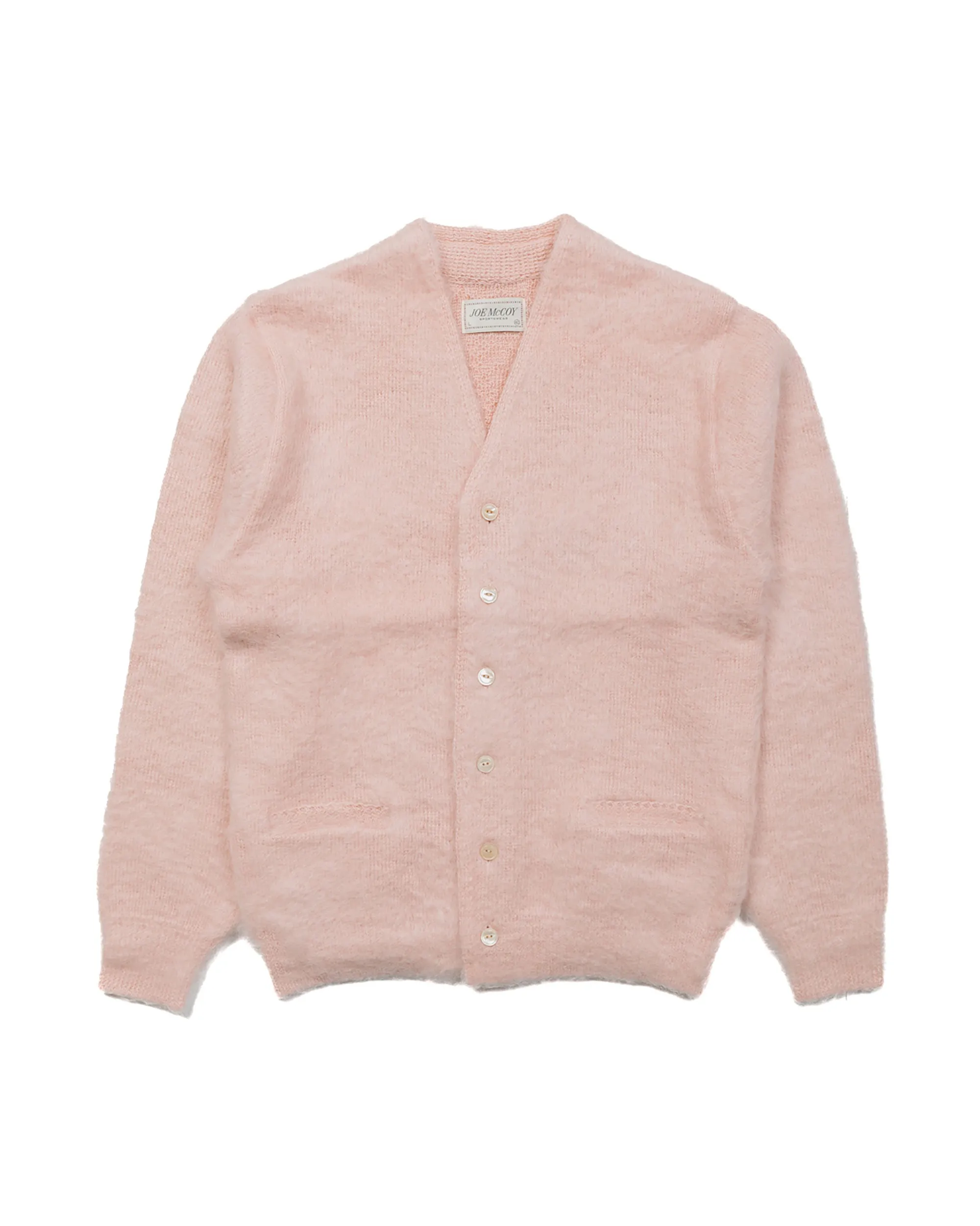 The Real McCoy's MC19103 JM Mohair Cardigan Flamingo Stylish Hoodie