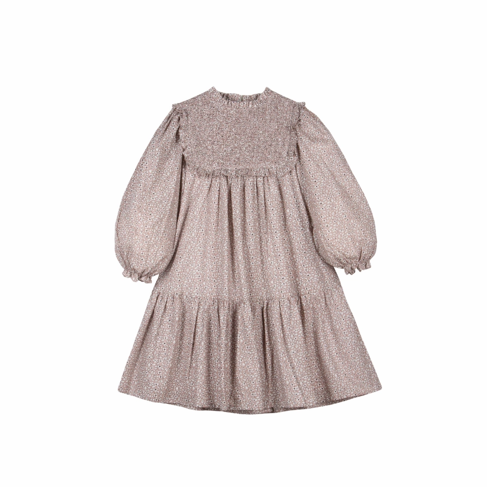 Mipounet Carmela Smocked Dress, Pink Warranty-Included Stylish Layering