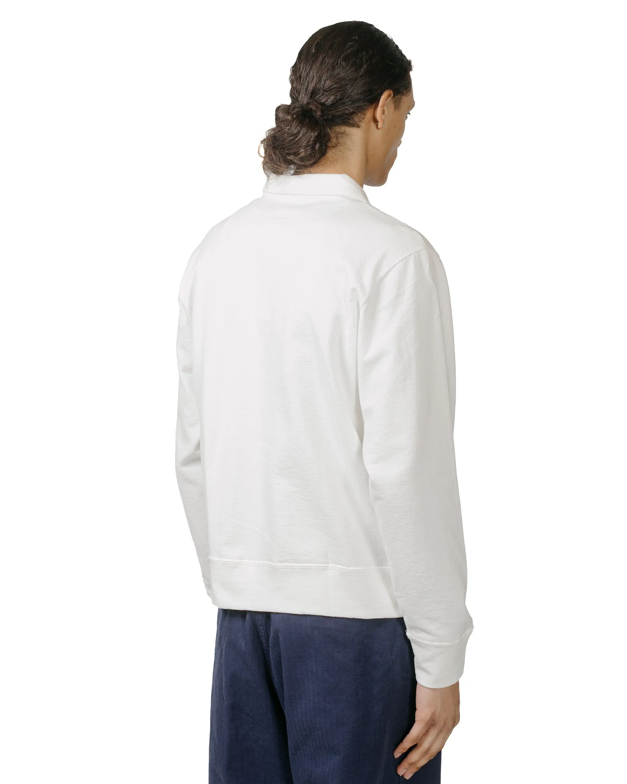 Lady White Co. Textured Full Zip White Chill Layer