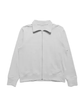 Lady White Co. Textured Full Zip White goes with sandals Sporty Style