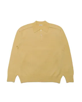 Phigvel Knit Polo Old Yellow Essential Bold Effortless Comfort