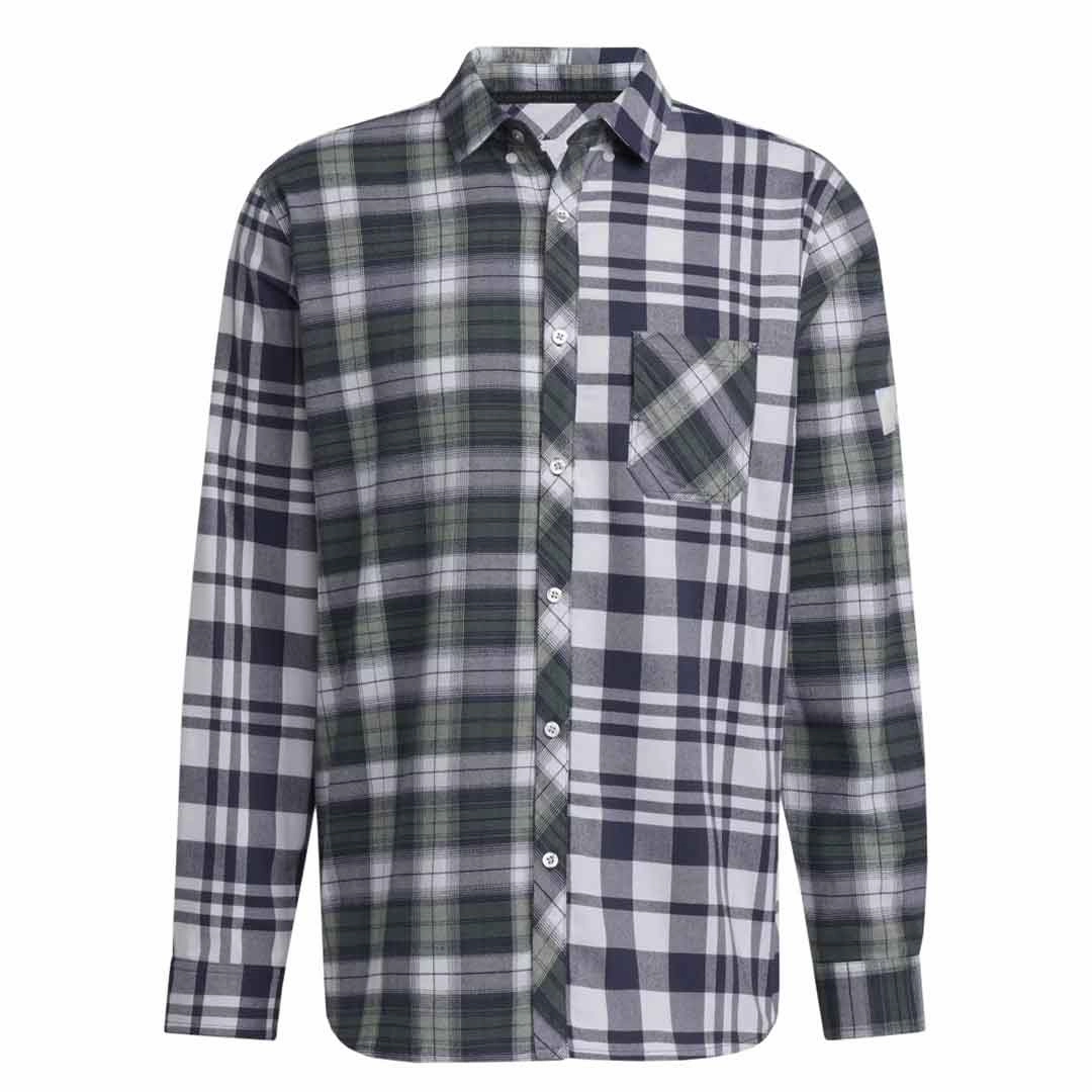 adidas - Men's Adicross Flannel Shirt (HF9100) Street Fit Race Ready