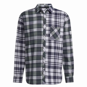 adidas - Men's Adicross Flannel Shirt (HF9100) Street Fit Race Ready