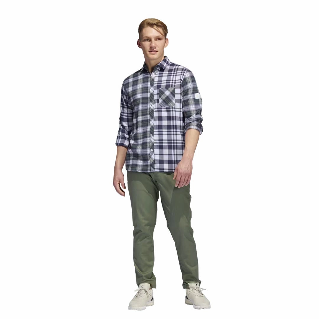 Compression Fit adidas - Men's Adicross Flannel Shirt (HF9100)