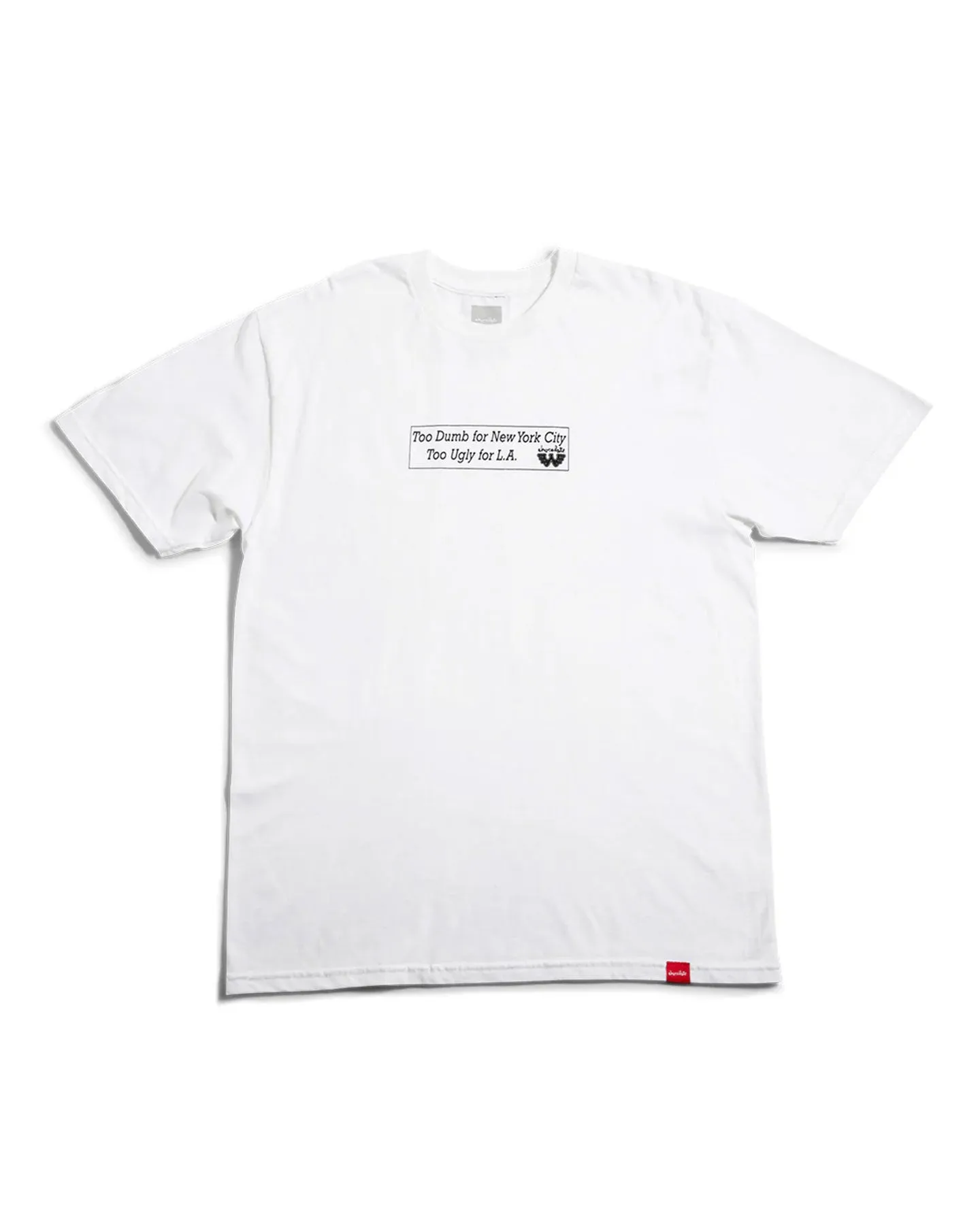 Chocolate Too Dumb Tee Handmade Fit AbrasionResistantThread