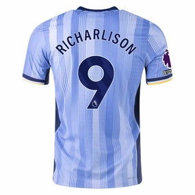 Nike Tottenham Richarlison Authentic Away Jersey w/ EPL   No Room For Racism Patches 24/25 (Cobalt Bliss/Binary Blue) Endurance Ready Performance Gear