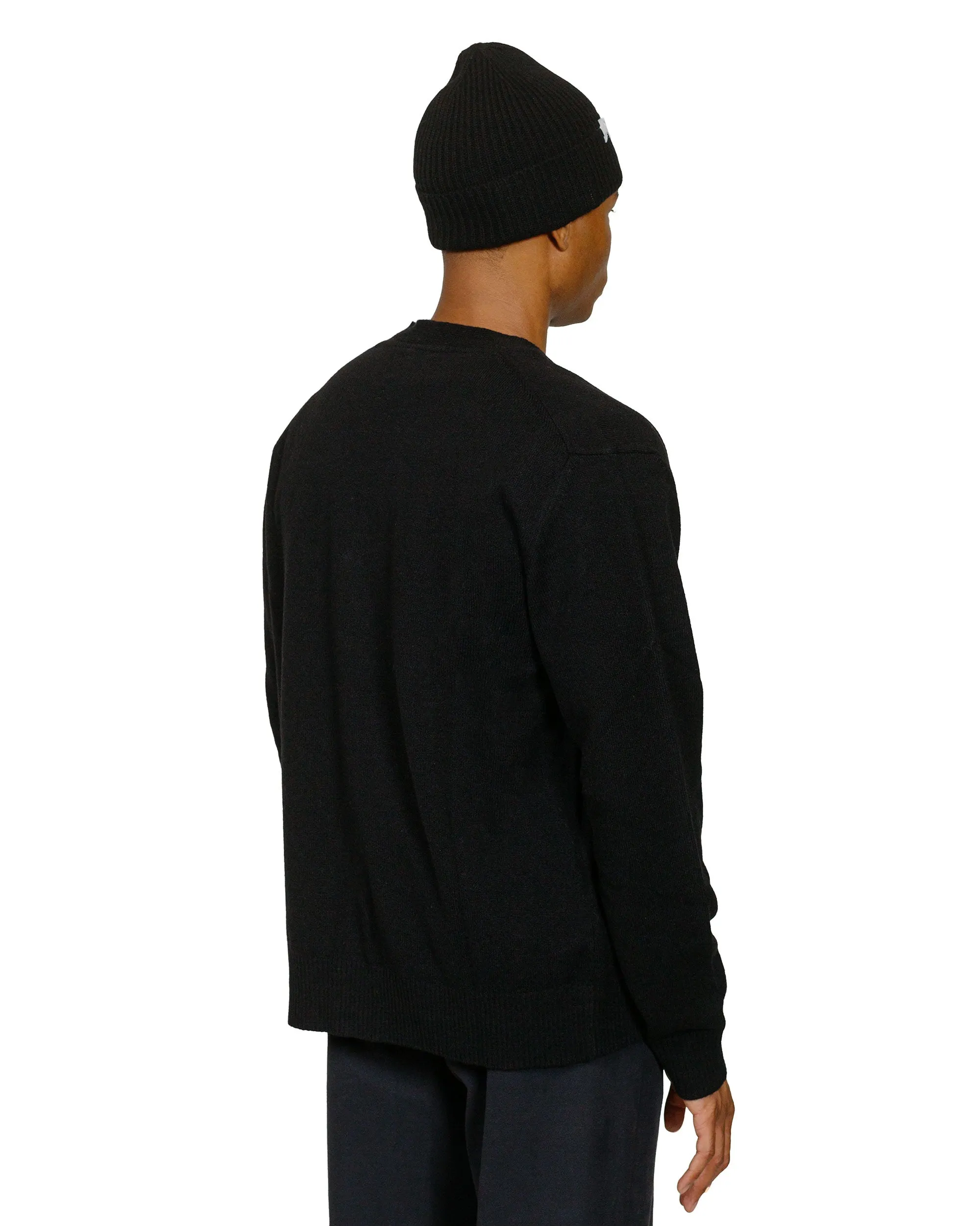 Norse Projects Standard Merino Lambswool Cardigan Black Washable