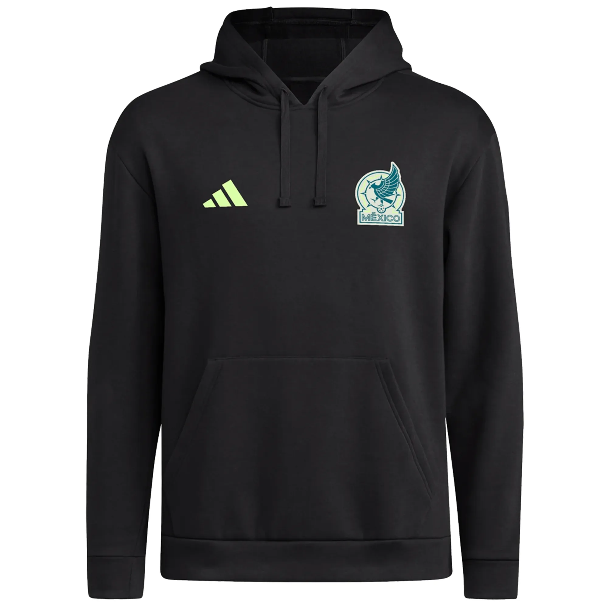 Layered Wear Patchwork adidas Mexico Nation Hoodie 24/25 (Black)