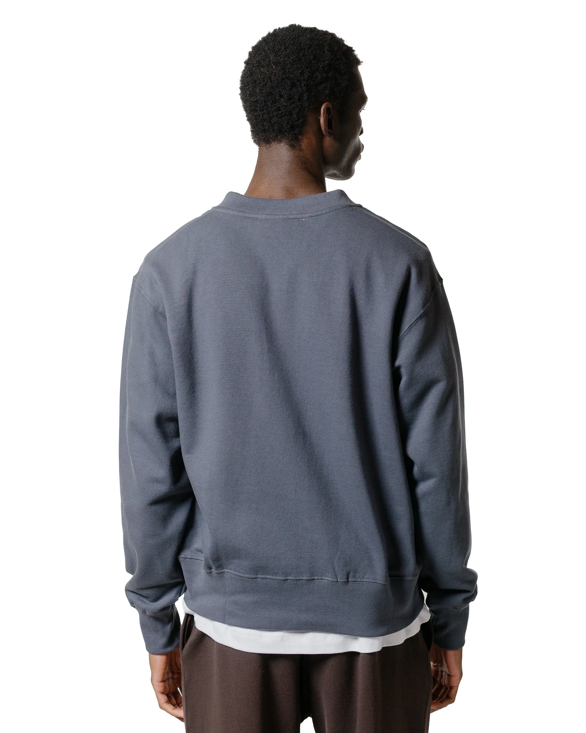 stain resistant coating Body of Work Juniper V-Neck Sweatshirt Pond Blue