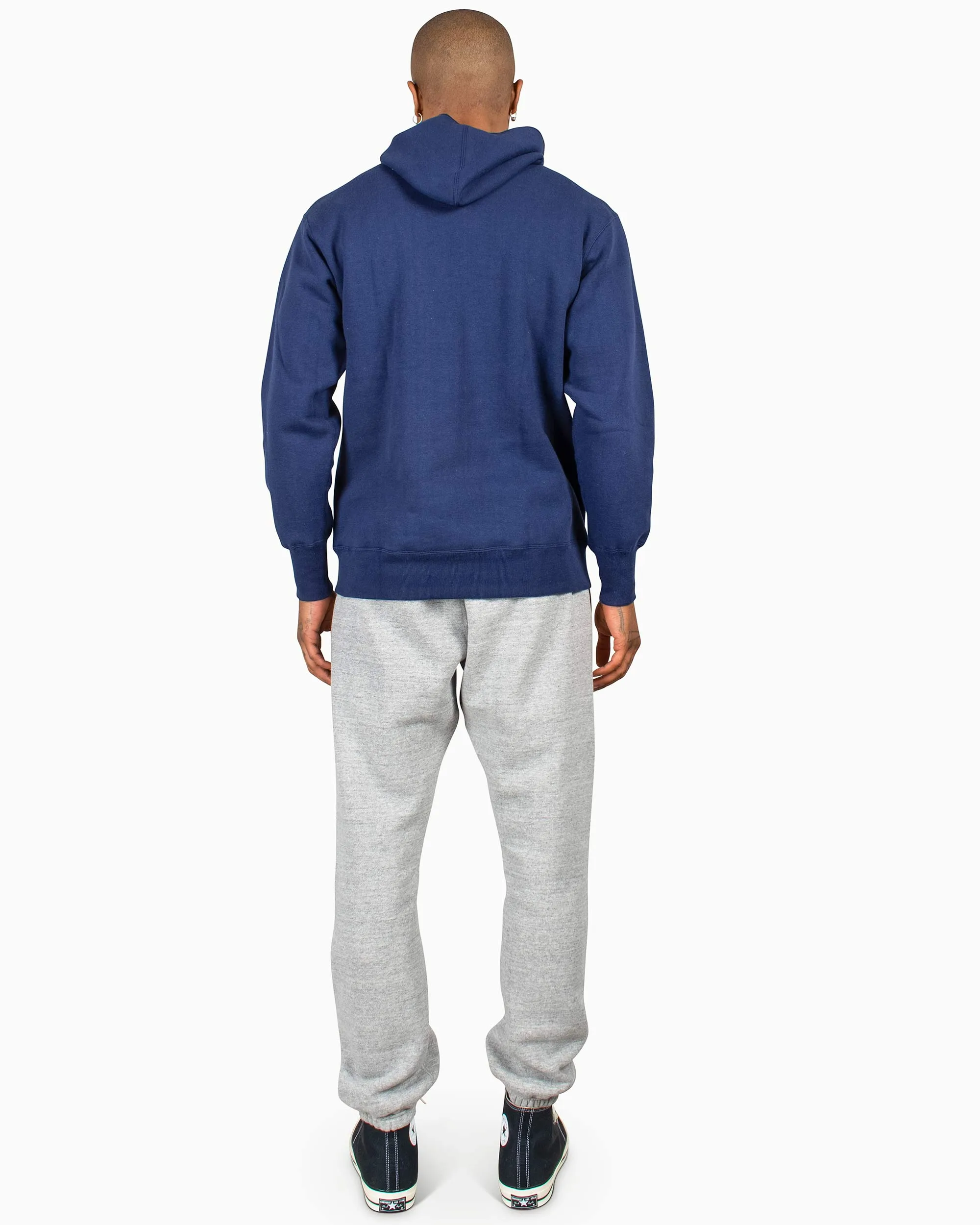 Functional Style The Real McCoy??s MC22112 Boxing Glove Pocket Hooded Sweatshirt Navy