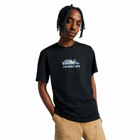 easy to pair Sublimation Printed Collar City Tour Graphic T-shirts