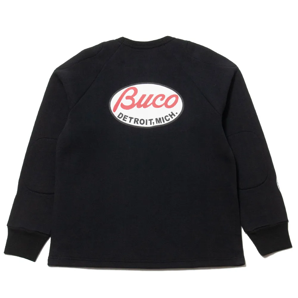 Semi Formal Streetwear Look The Real McCoy??s Buco Padded Sweatshirt Black