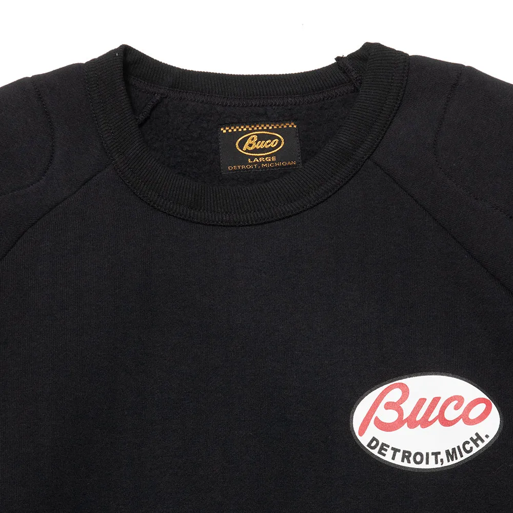 Street Apparel gemstone accents The Real McCoy??s Buco Padded Sweatshirt Black