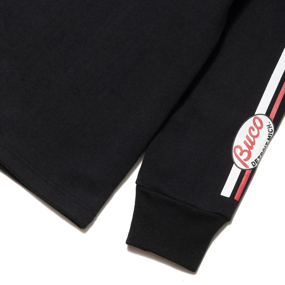 The Real McCoy??s Buco Padded Sweatshirt Black product brand loyalty Street Essential