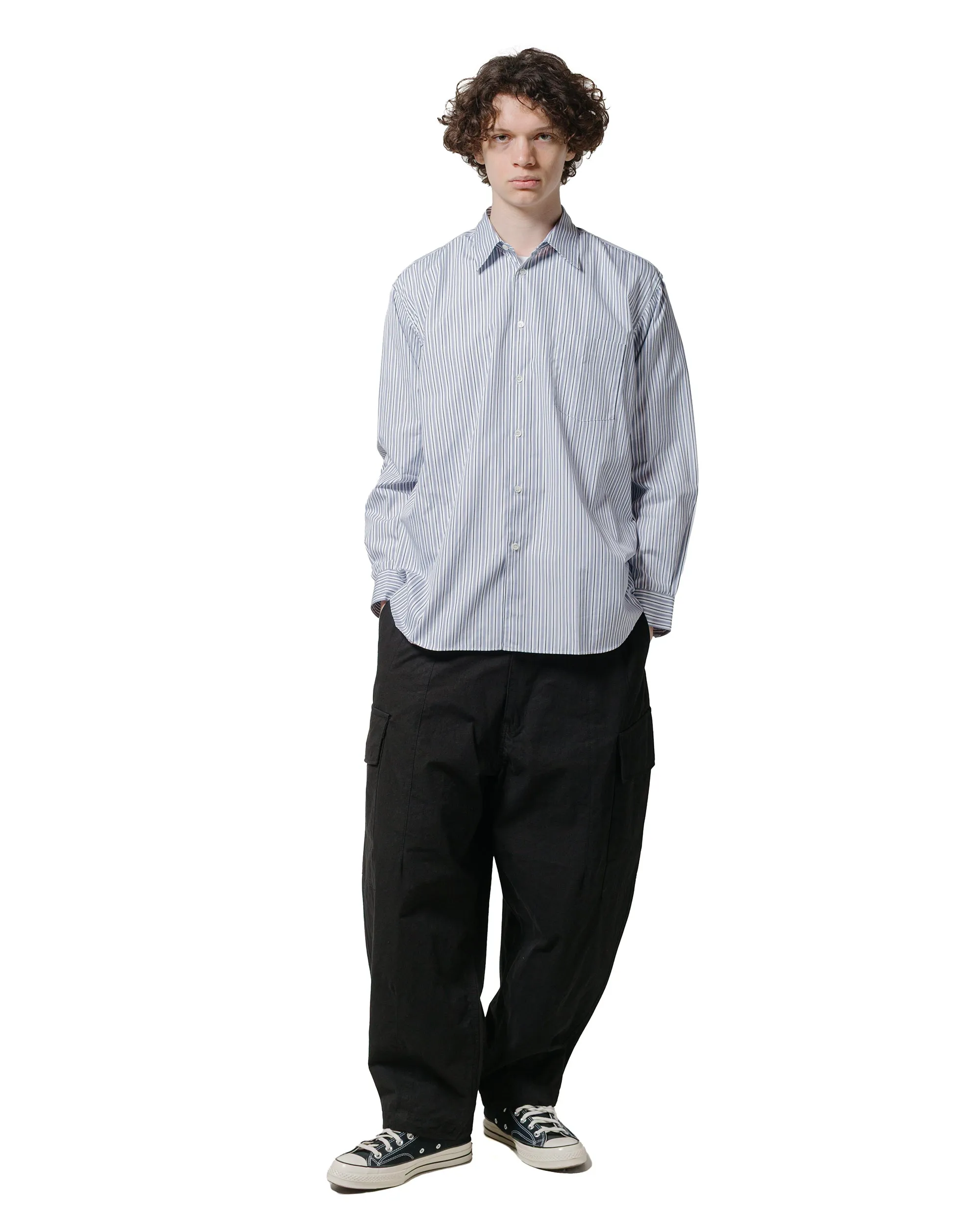 Breathable Cotton Comme des Gar?ons SHIRT Wide Classic Shirt Stripe 6