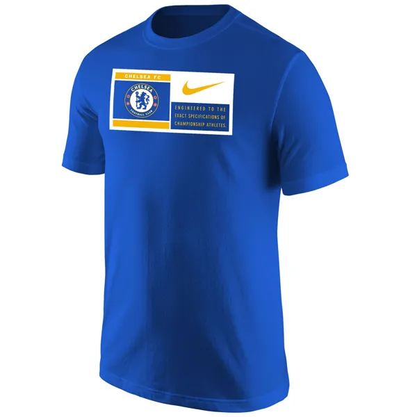 Easygoing Design Eco Certified Fiber Nike Chelsea Core T-Shirt (Game Royal)
