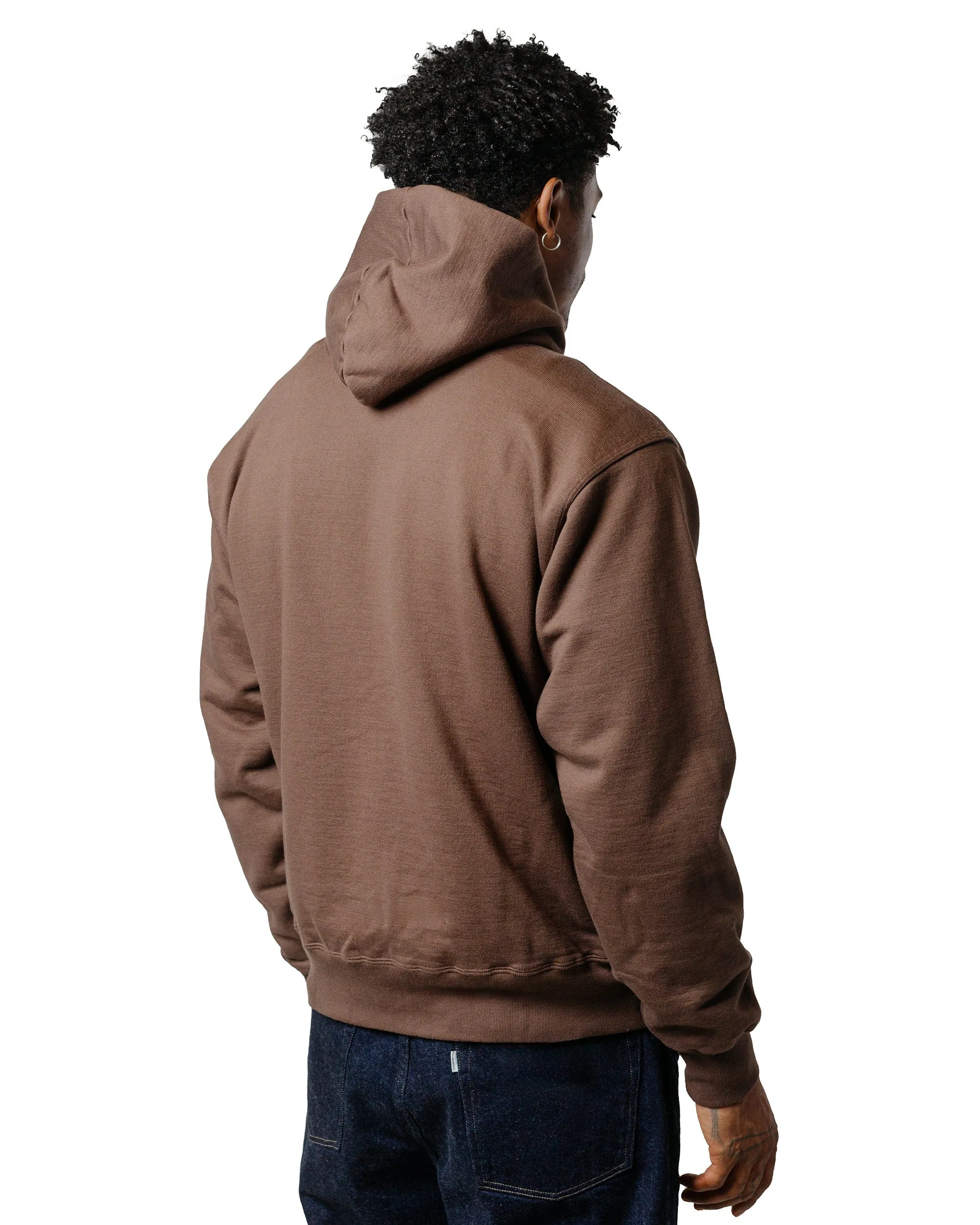 Essential Relaxed product sustainability impact Phigvel Athletic Full Zip Hoodie Stone Brown