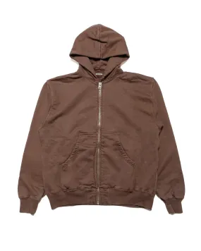 Relaxed Clothing Phigvel Athletic Full Zip Hoodie Stone Brown