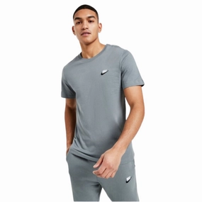 Sportswear Club T-Shirt Gray Rayon blend Smooth Flatlock Stitching