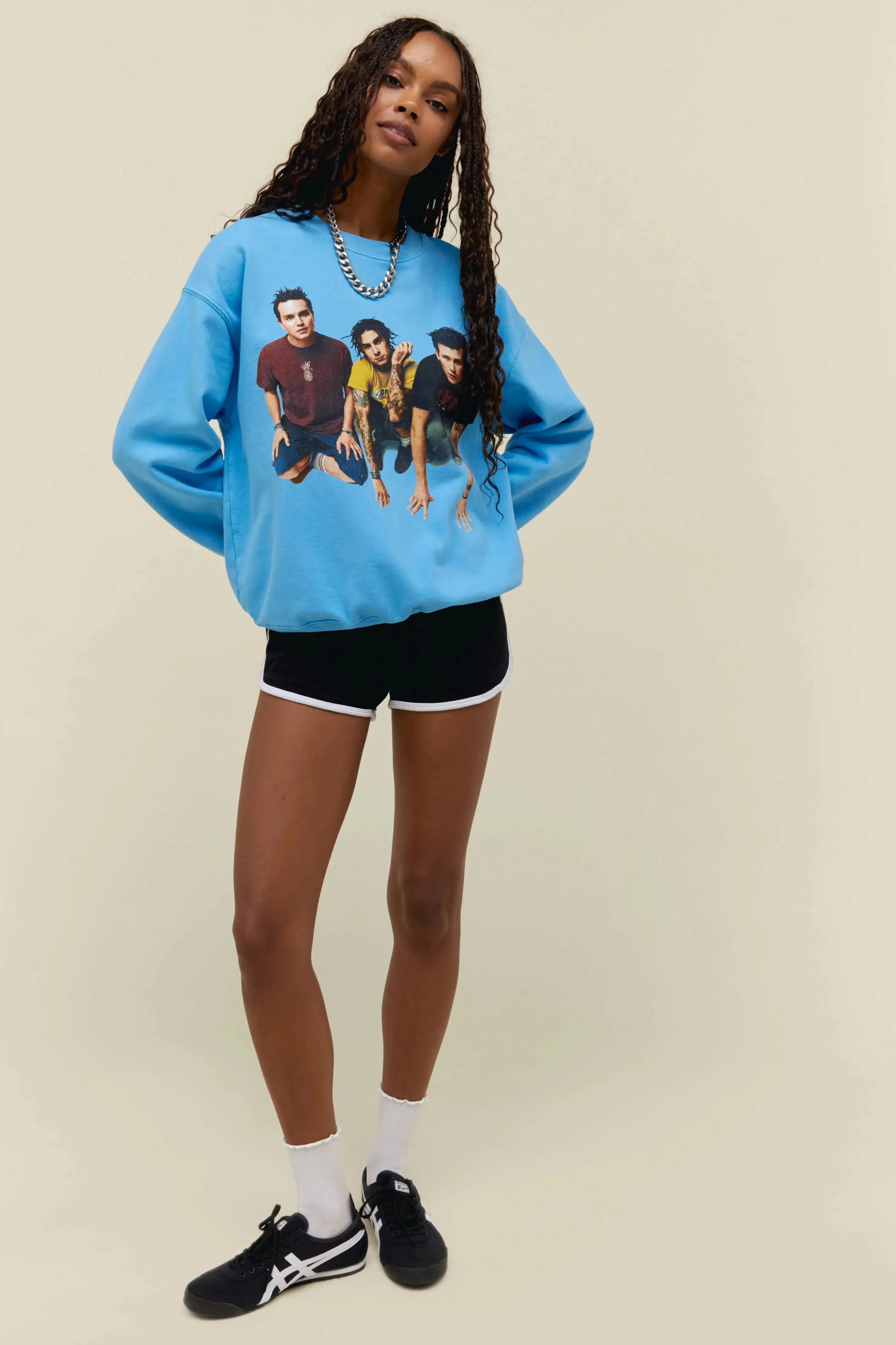 Zero Core SkinFriendlyElastic DayDreamer "Blink 182 Photo BF Crew" W - Ultra Blue