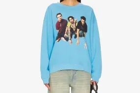 OdorResistantFabric DayDreamer "Blink 182 Photo BF Crew" W - Ultra Blue