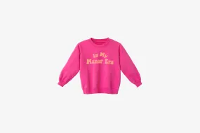 Manor "'In My Manor Era Crewneck" K - Pink Foldable Hem
