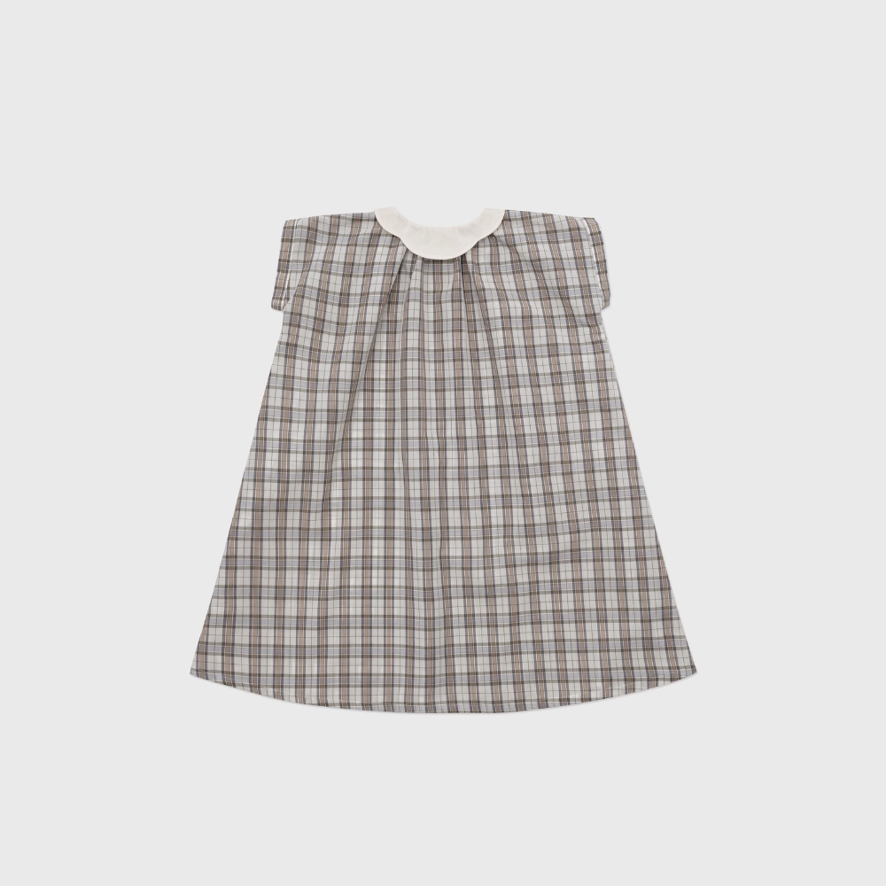 Louisiella Glowny Dress, Khaki Sleeveless Cut