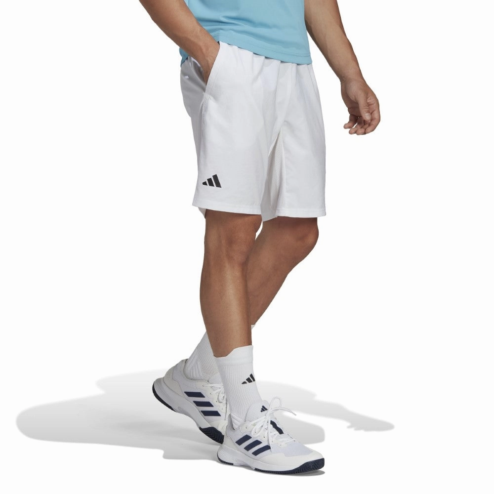 Club 3-Stripes Tennis Shorts Flatlock Seam Technology Stretch Woven Fabric