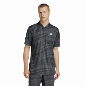 Club Tennis Climacool Graphic Polo T-shirt Moisture Wicking Fabric