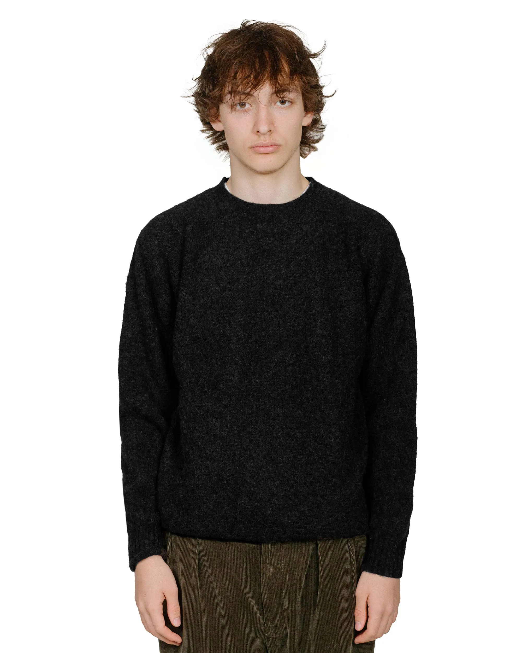 sporty wear Lost & Found Shaggy Sweater Black