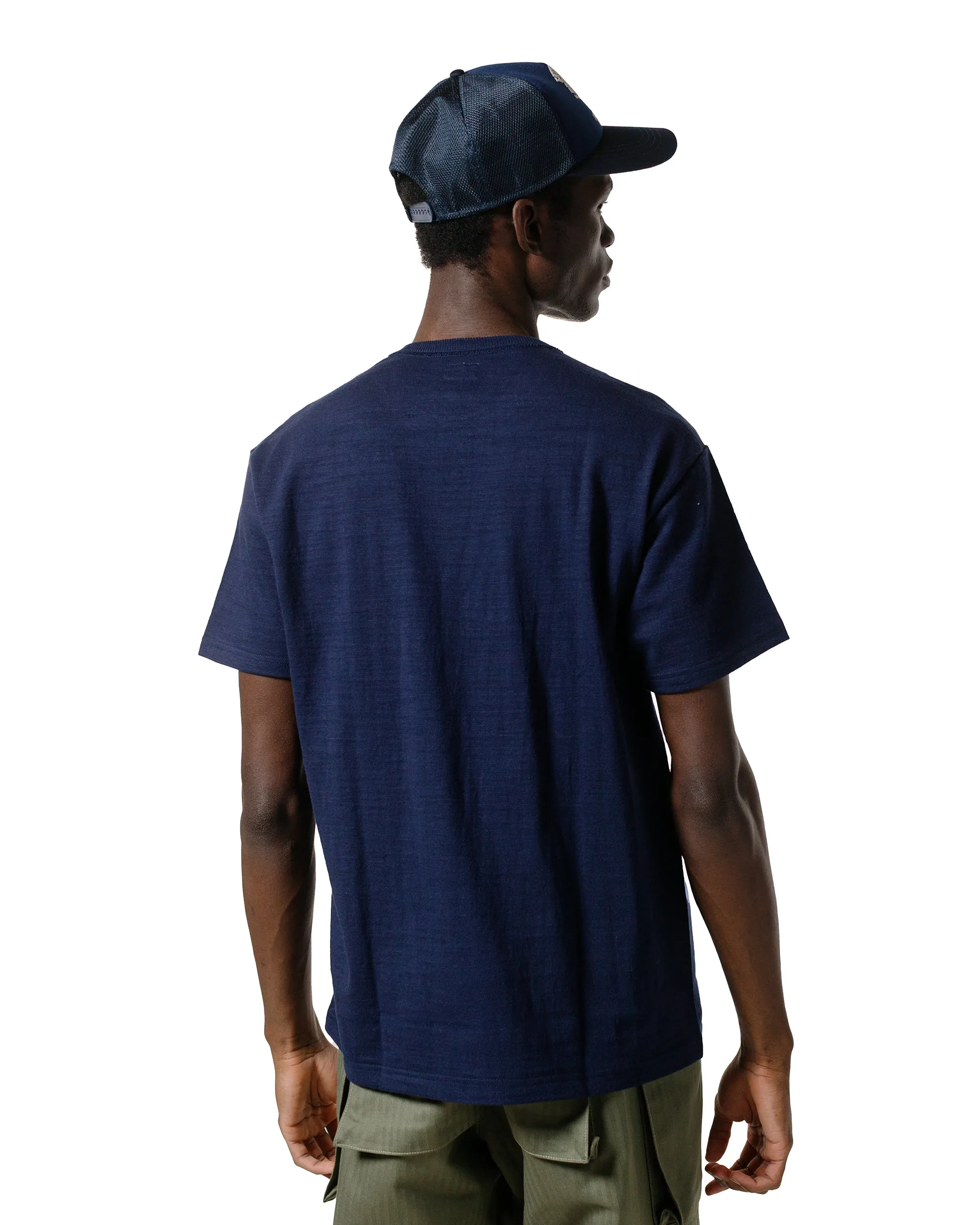 Breezy Design Multi Purpose Wear The Real McCoy's MC19010 Athletic T-Shirt / Loop-Wheel Navy