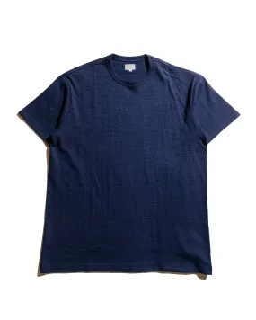 The Real McCoy's MC19010 Athletic T-Shirt / Loop-Wheel Navy Chic Look Trendy Look
