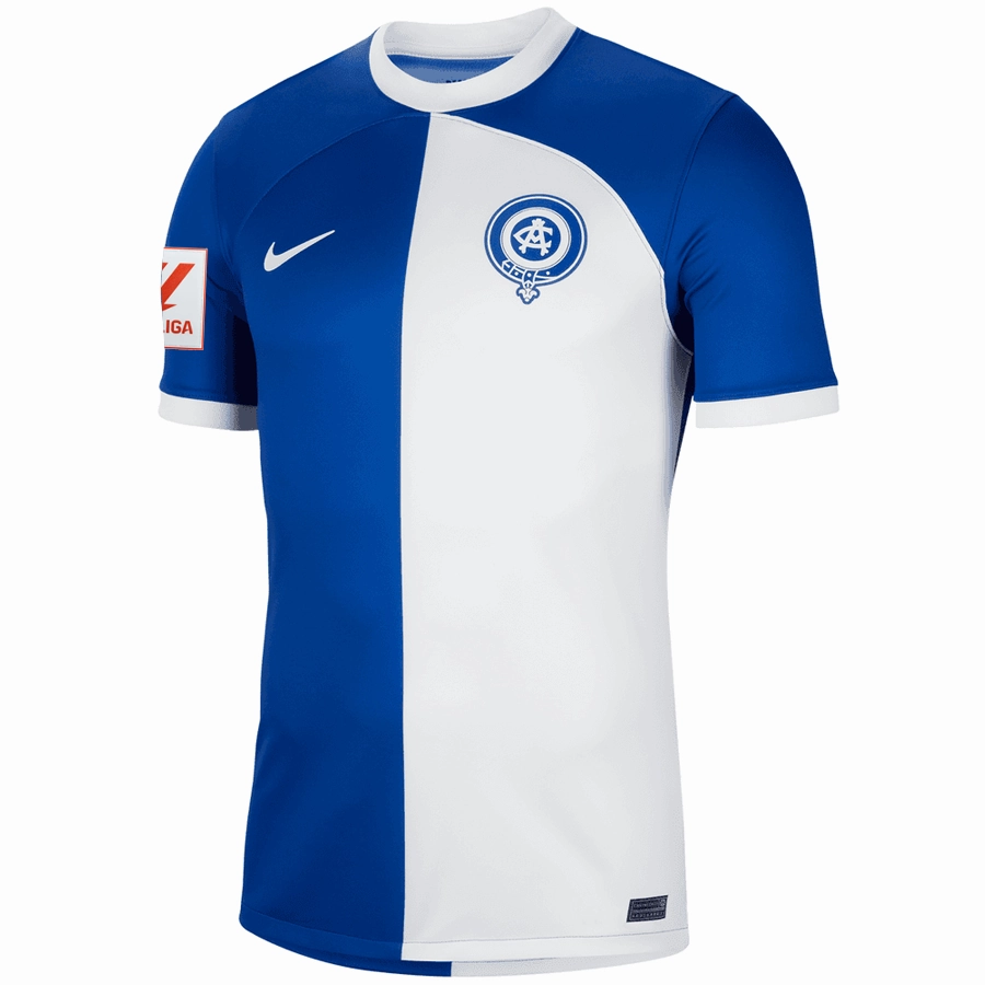 Nike Atletico Madrid Yannick Carrasco Away Jersey w/ La Liga Patch 23/24 (Old Royal/White) Reinforced Armholes Dynamic Fit Engineering