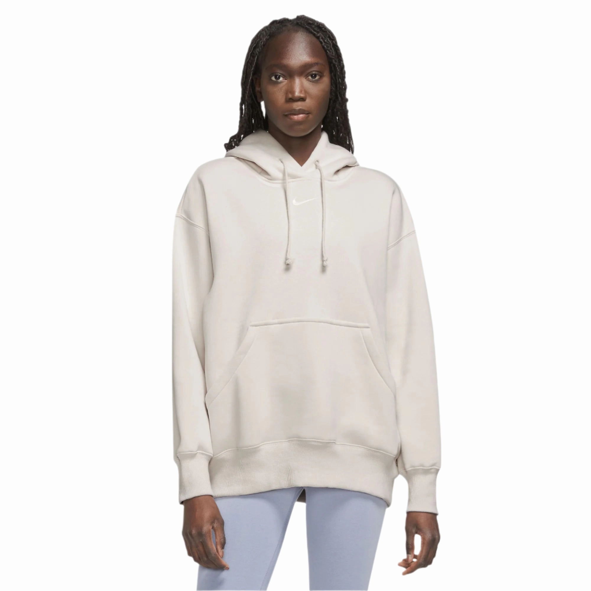 fuzzy texture Coastal Style Nike Sportswear Phoenix Fleece Womens Oversized Pullover Hoodie