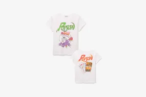 DayDreamer "Poison Joker Flush " T-Shirt W - Vintage White Statement Wear