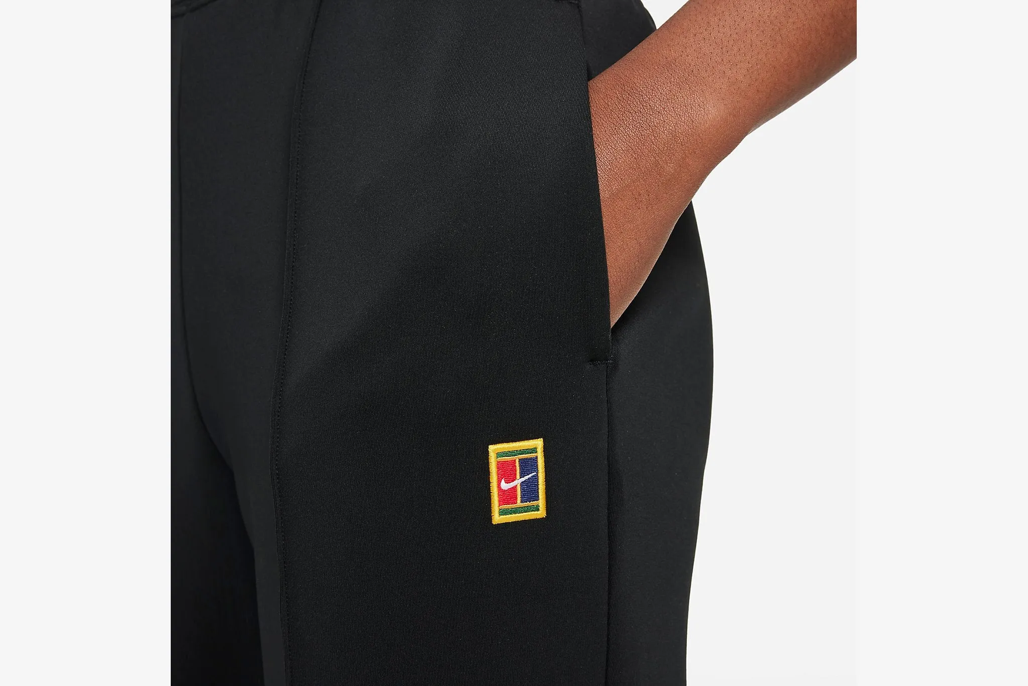 Nike "Court Knit Tennis" Pants W - Black Cotton Glow Swim Easy