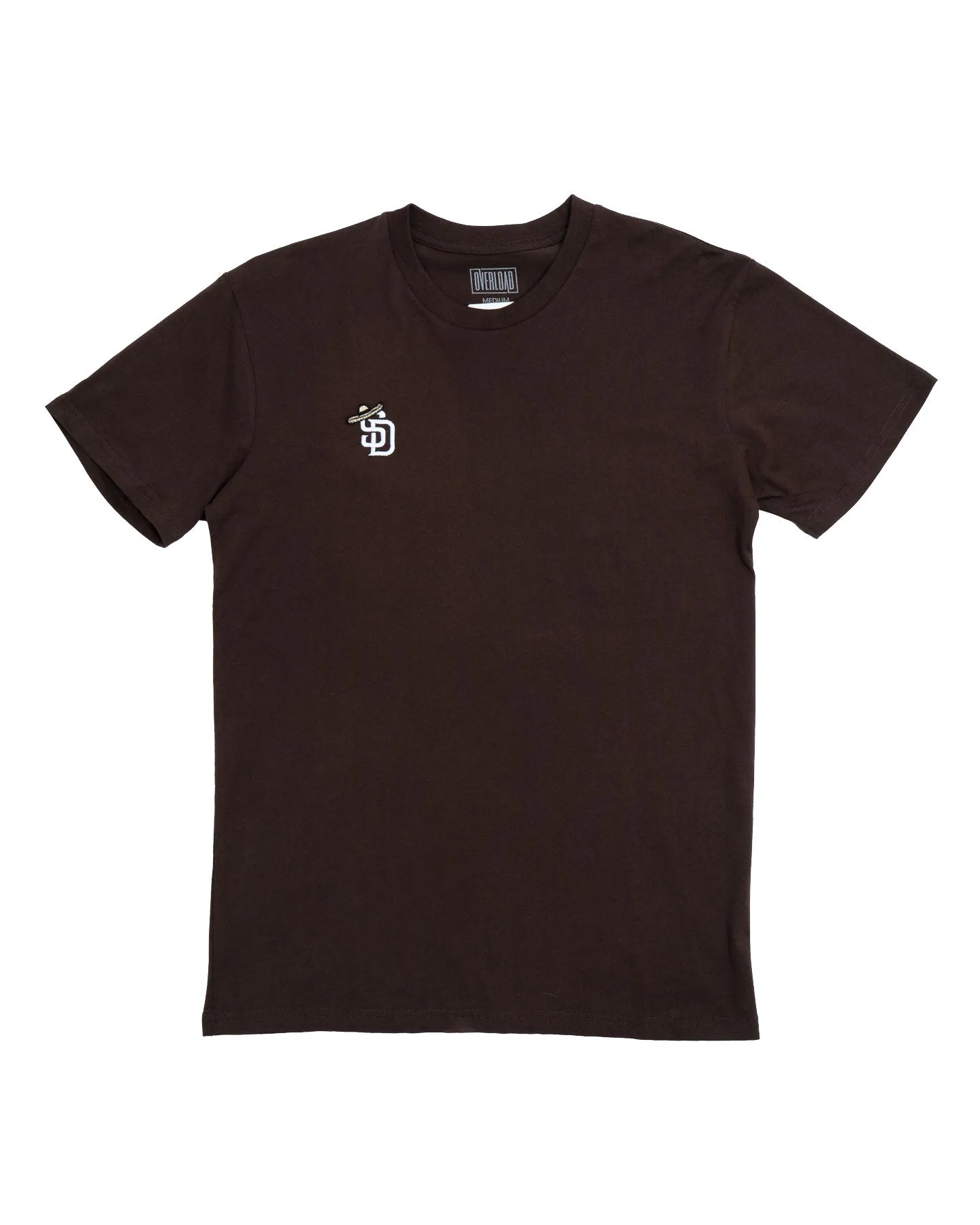 Relaxed Layer Overload Sombrero Embroidery Tee - Dark Chocolate