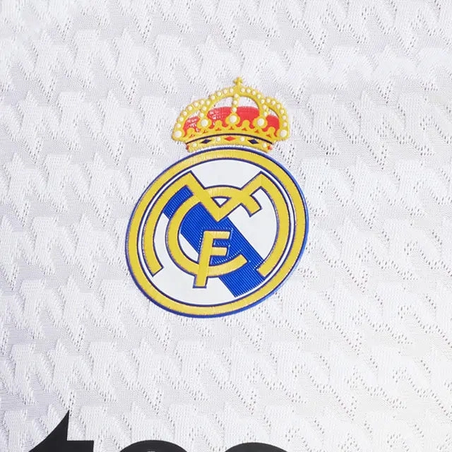 Endurance Wear Reinforced Stitching adidas Jude Bellingham Real Madrid Authentic Home Jersey w/ Champions League Patches 24/25 (White/Black)
