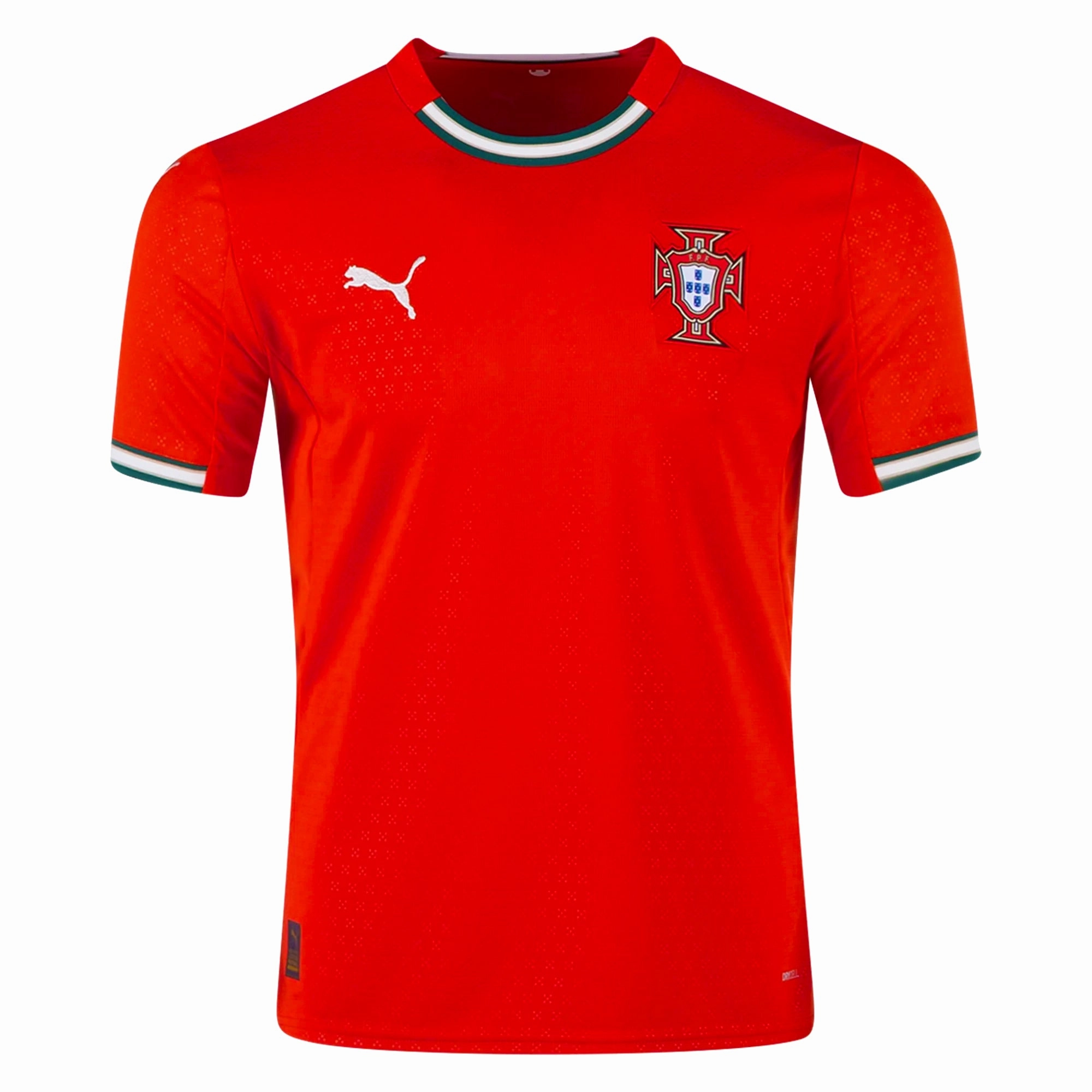Puma Portugal Authentic Home Jersey 25/26 (Sport Red/Sugared Almond) Motion Gear