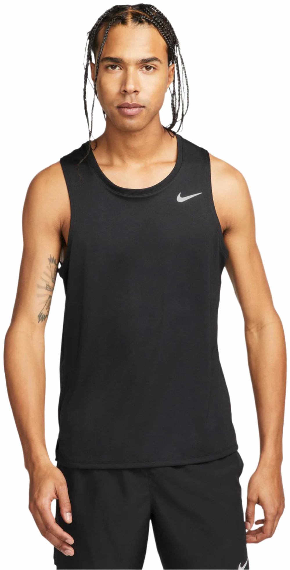 Men's Miler Running Tank Weekend Look relief