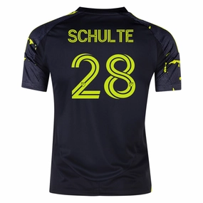 Friction Free Zipper Guard adidas Columbus Crew Patrick Schulte Away Jersey 25/26 (Black/Yellow)