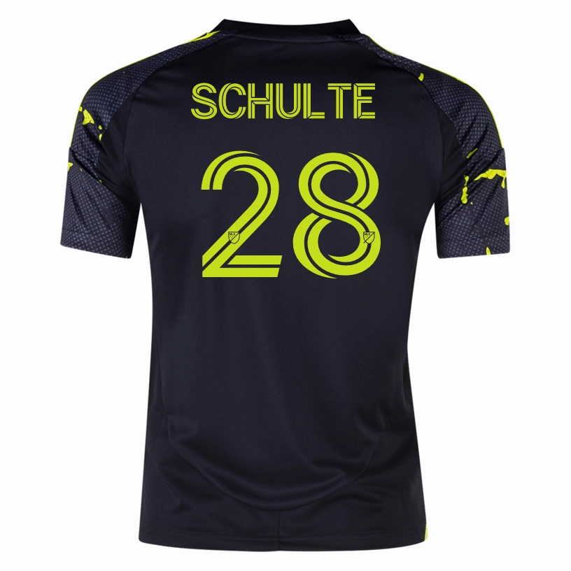 Friction Free Zipper Guard adidas Columbus Crew Patrick Schulte Away Jersey 25/26 (Black/Yellow)
