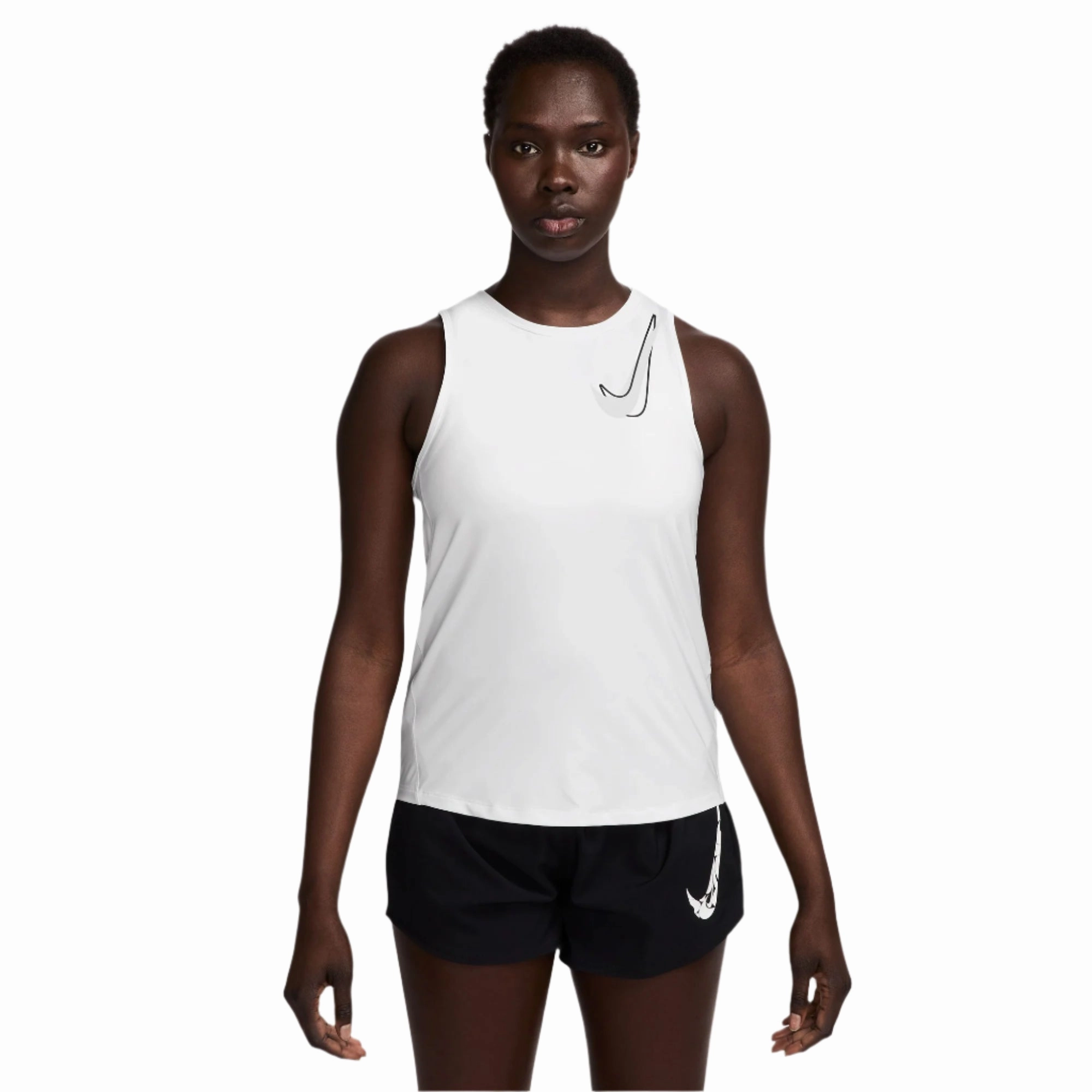 Women's One Swoosh Dri-FIT Running Tank Top Rough Security