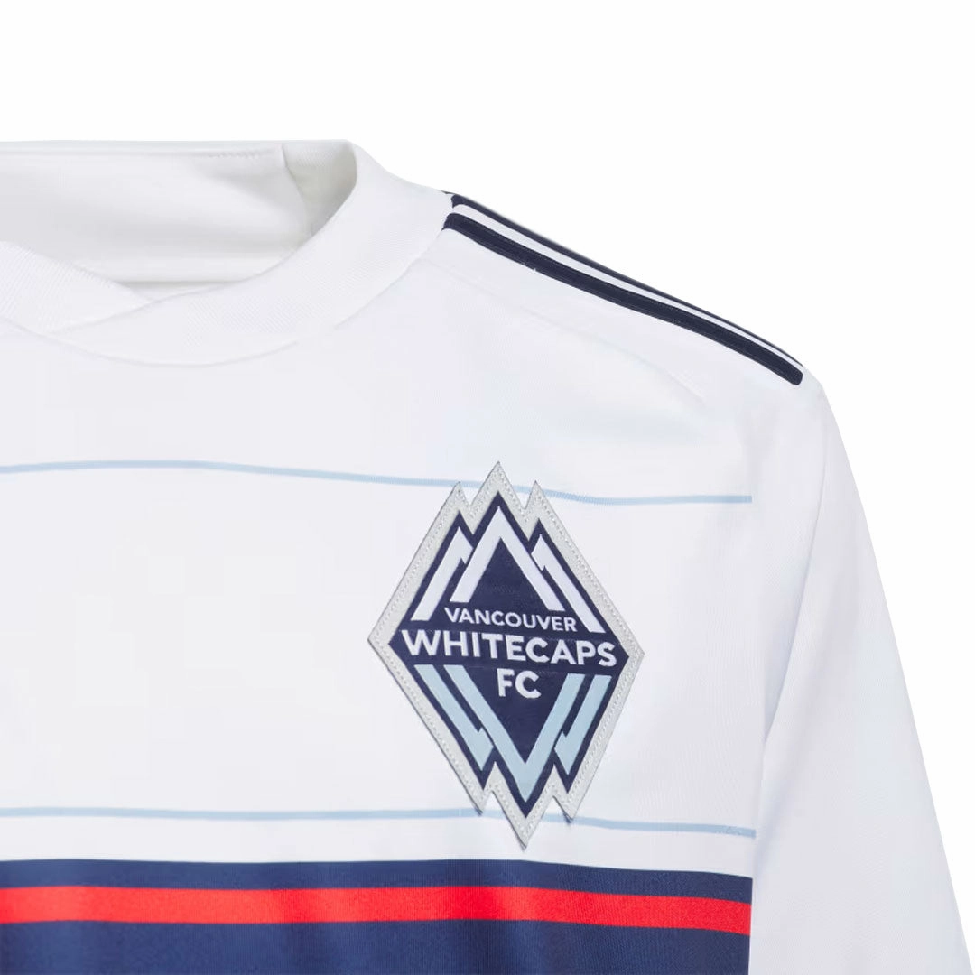 Unstructured Silhouette adidas - Kids' (Youth) Vancouver Whitecaps 23/24 Home Jersey (HU1389)