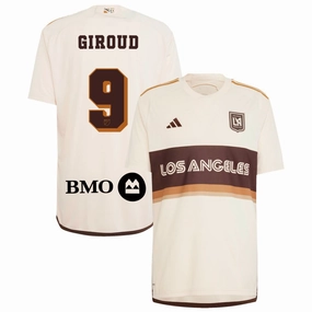 Directional Vent Patterns Chill Days adidas LAFC Olivier Giroud Third Jersey 24/25 (Linen/Dark Brown)