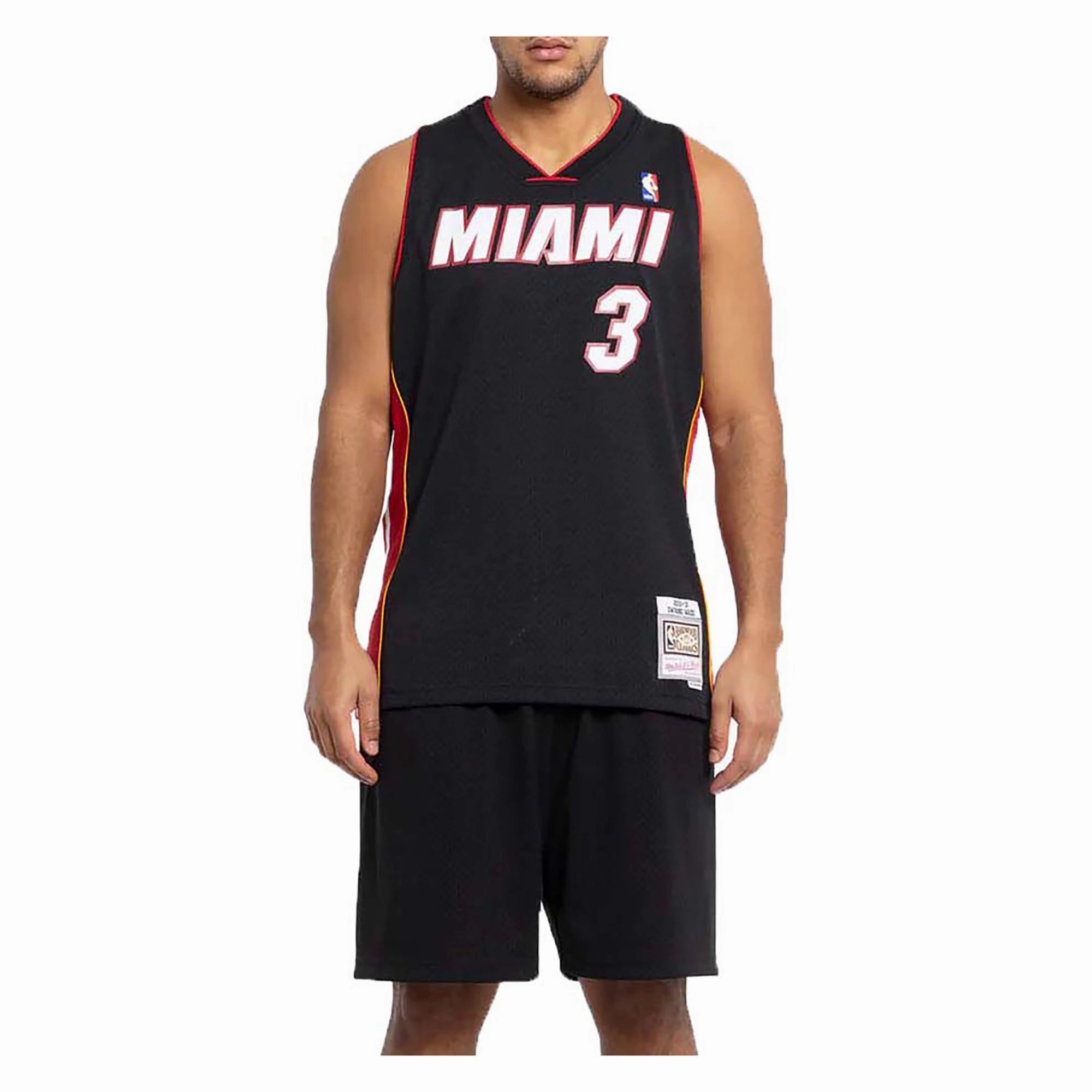 Peak Comfort Lightweight Gear Men's Miami Heat Dwayne Wade 12-13 Road Swingman Jersey